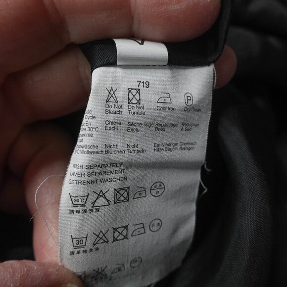 Esprit Dress 4 Black Midi Ruffle Sheer Romantic Witchy Whimsigoth Y2K Retro - Picture 6 of 14